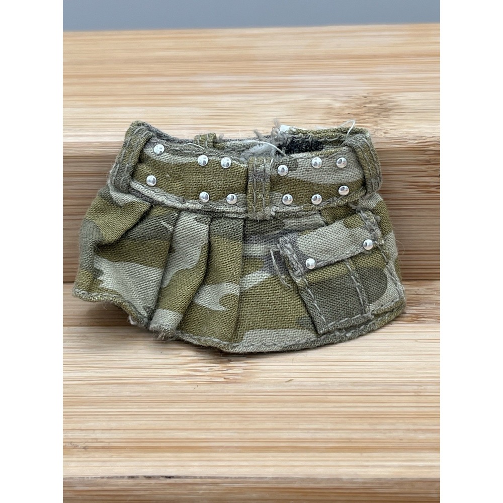 Bratz Wild Life Safari Nevra Replacement Skirt Green Camo Vintage Doll Clothing